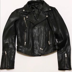 dstld leather jacket brand new